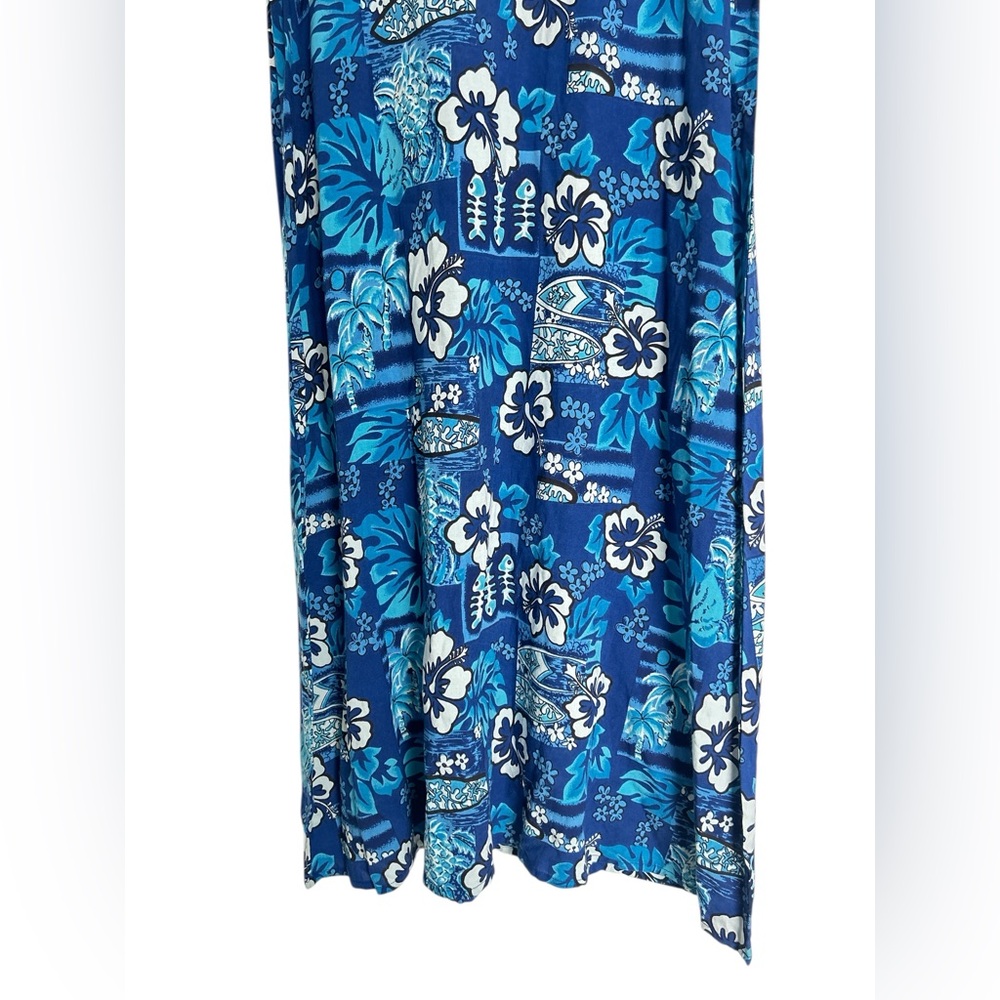Dee Dee’s Hawaiian Dress Mumu Housedress Small Vi… - image 3